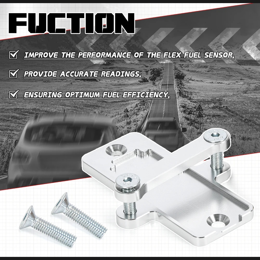 Flex-Kraftstoffsensor-Halterung für GM Continental Style AC Delco 13577429 Billet 6061 57824279 – Detail 4
