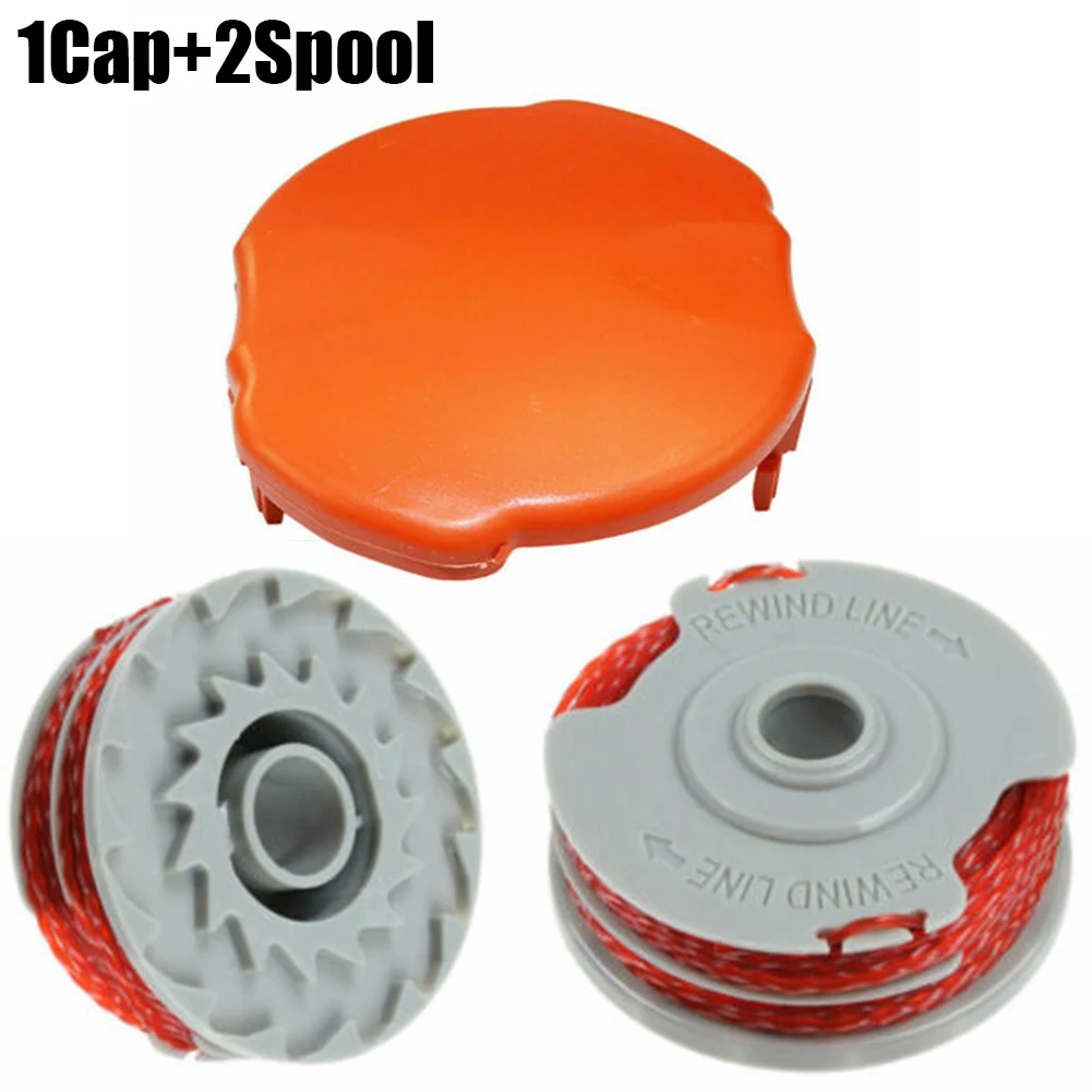 Bobina E Linea Del Rifinitore Per Strimmer Per Flymo Contour 500 Power Plus 500 E 500Xt Sostituzione Della Bobina Del Coperchio Della Testa Del Martel