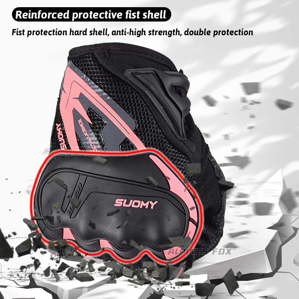 Motorcycle Gloves for Women Men Summer Touch Screen Moto Riding Protective Gear leather motorcycle gloves