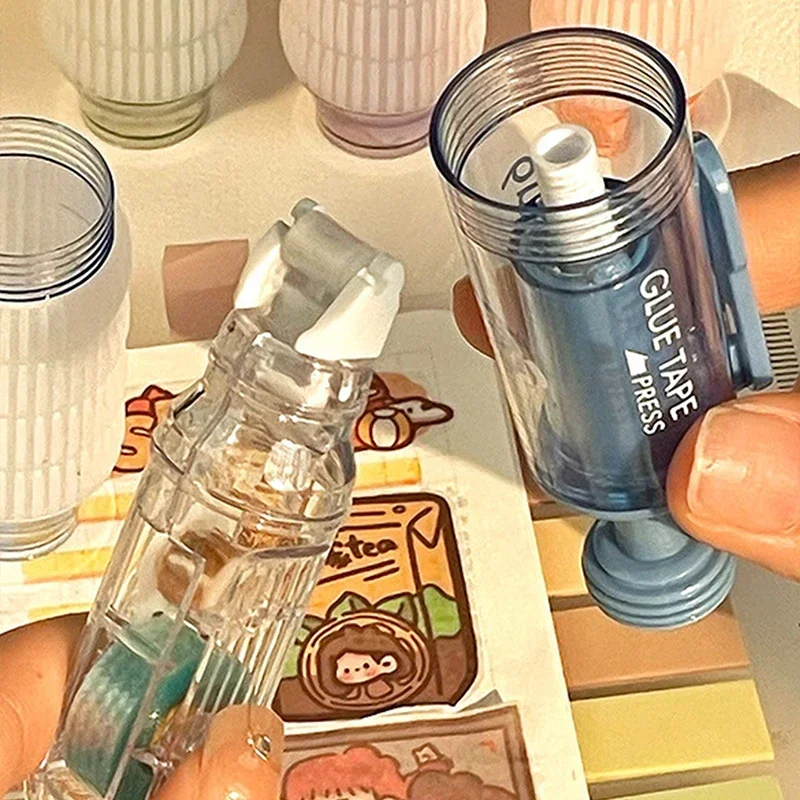 Transparent Dot Dispensing Double-sided Tape Replaceable Refills Handbook Dot Glue Stationery School Office Supplies Stationery