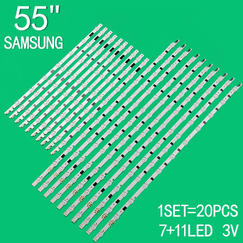 Suitable for Samsung 55-inch LCD TV BN96-30429A BN96-30430A UA55F6400AJXXR UA55F6300 UN55F6350 UE55F5000 Backlight strip