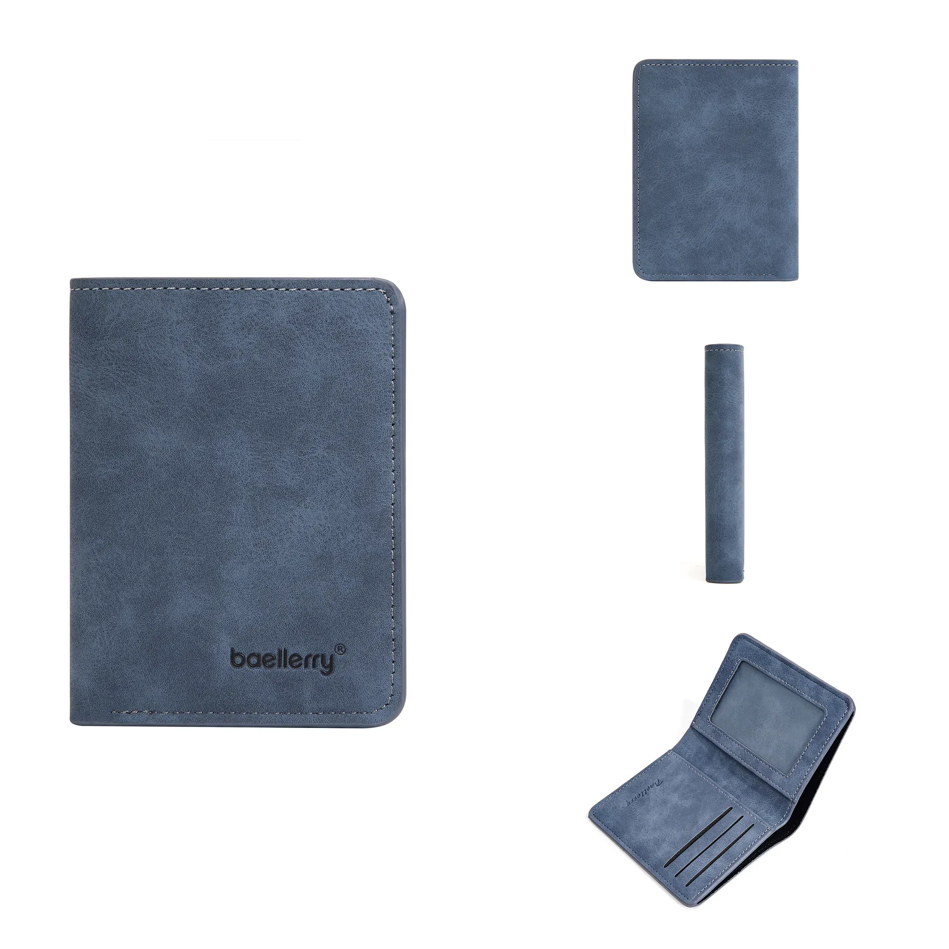 محفظة جلد طبيعي رجالي