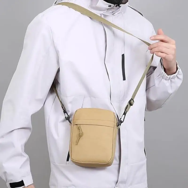 Unisex Solid-Colored Lightweight Crossbody Bag