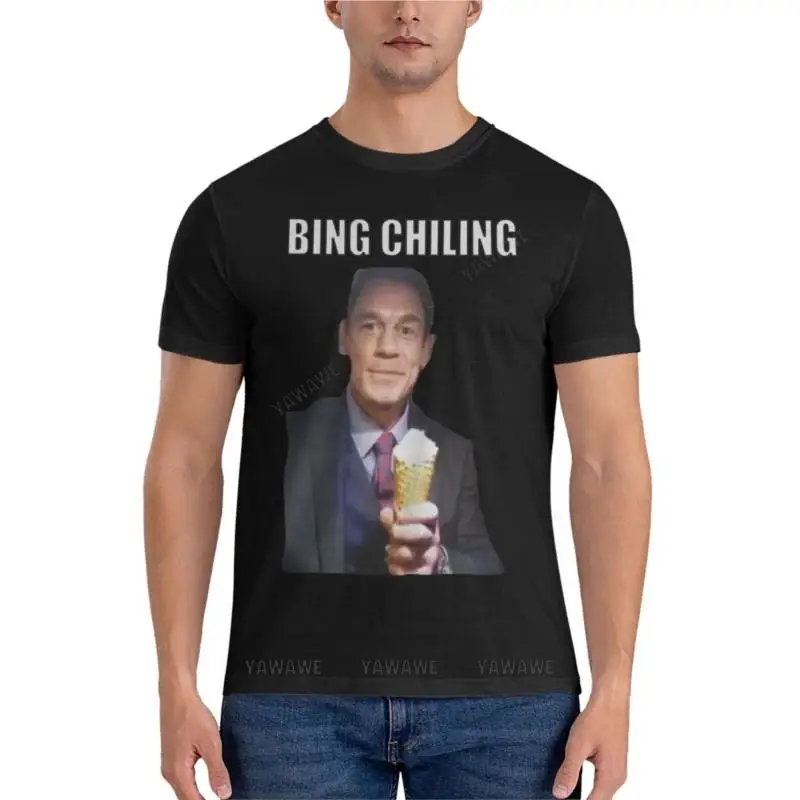 John Xina Bing Chilingclassic T-Shirt Mens Workout Shirts Camicie Graphic Tees Sport Fan T-Shirt Summer Black T-Shirt Uomo Tees