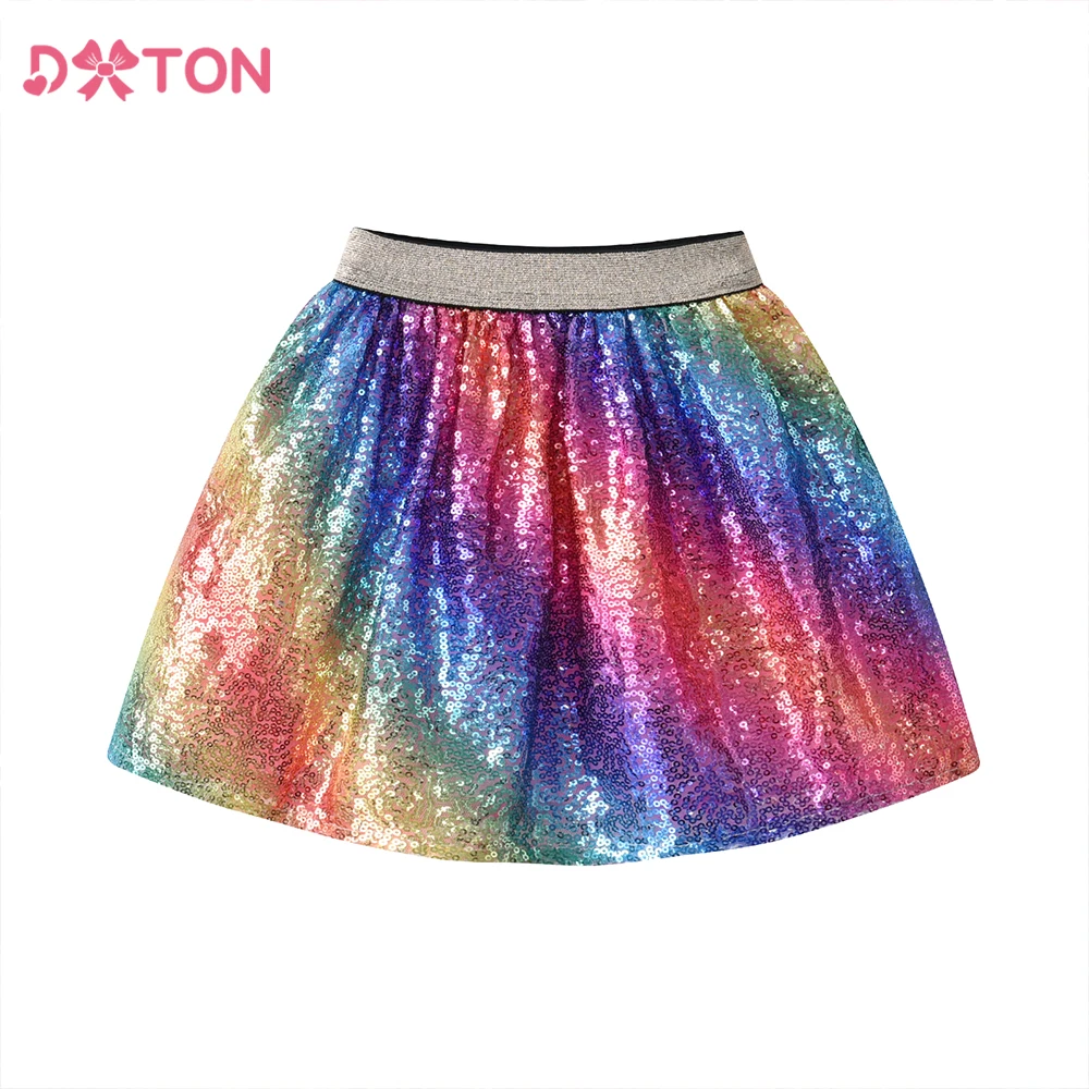 Rainbow Sequin Tutu Skirt 4