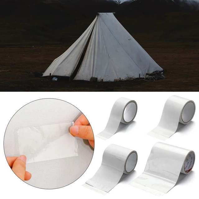 Heat Resistant Transparent Outdoor Highly Viscous Invisible Tent Repair Tape  Repair Patch Strong Tapes Cover Sticker - AliExpress