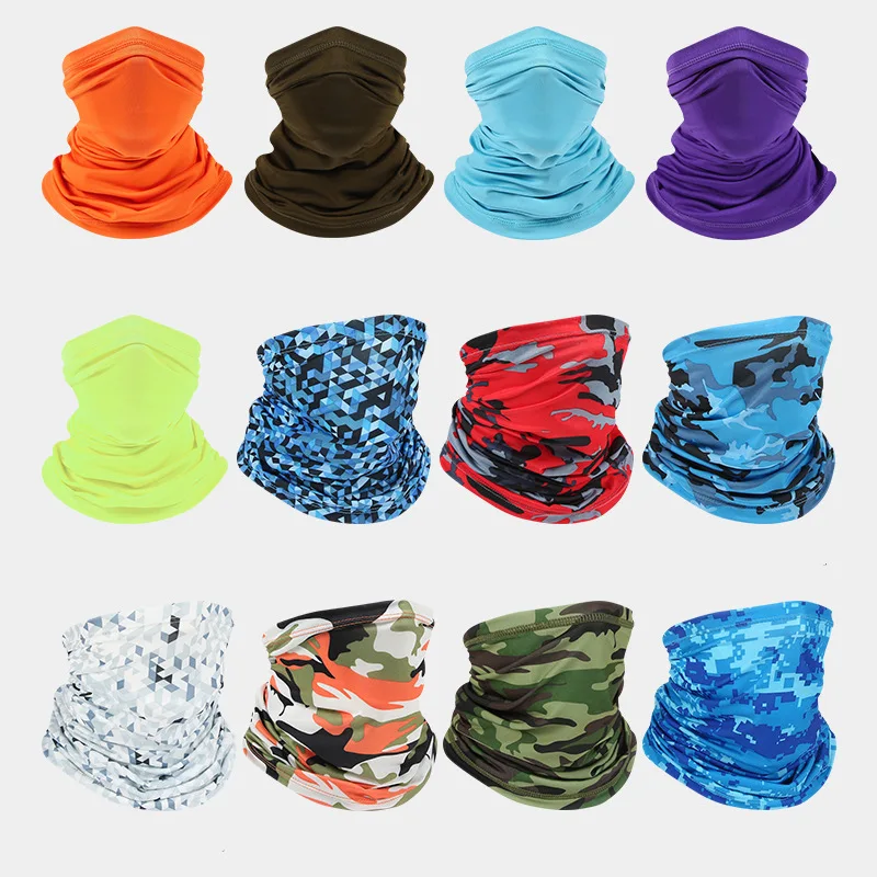 

32 Colors Face Sacrf Bandana Multipurpose Neck Gaiter Sunscreen Magic Headscarf Outdoor Fishing Cycling Headdress Balaclava