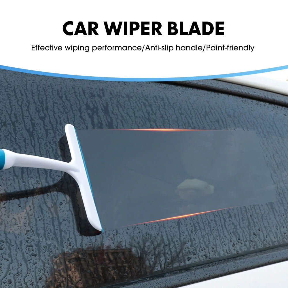 Car Scraper Window Cleaning Wiper Muitifunctional Glass Brush Silicone Squeegee for Car Household Cleaning Tools