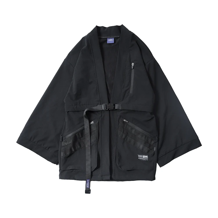 Functional kimono Kimono-jacket molle techwear noragi japanese style harajuku ninjawear ww J07