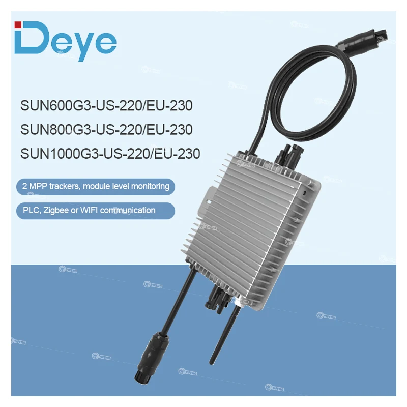 Deye Wechselrichter Sun600G3-Eu-230/Sun800G3-Eu-230/Sun1000G3-Eu-230/ Microinverter