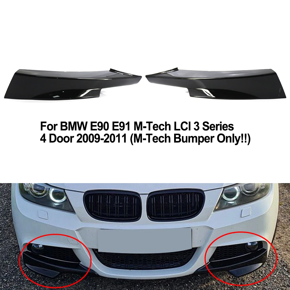 

2pcs Bumper Separator ABS Plastic Exterior Parts For BMW E90 E91 For M-tech Bumpers Exterior Parts High Quality