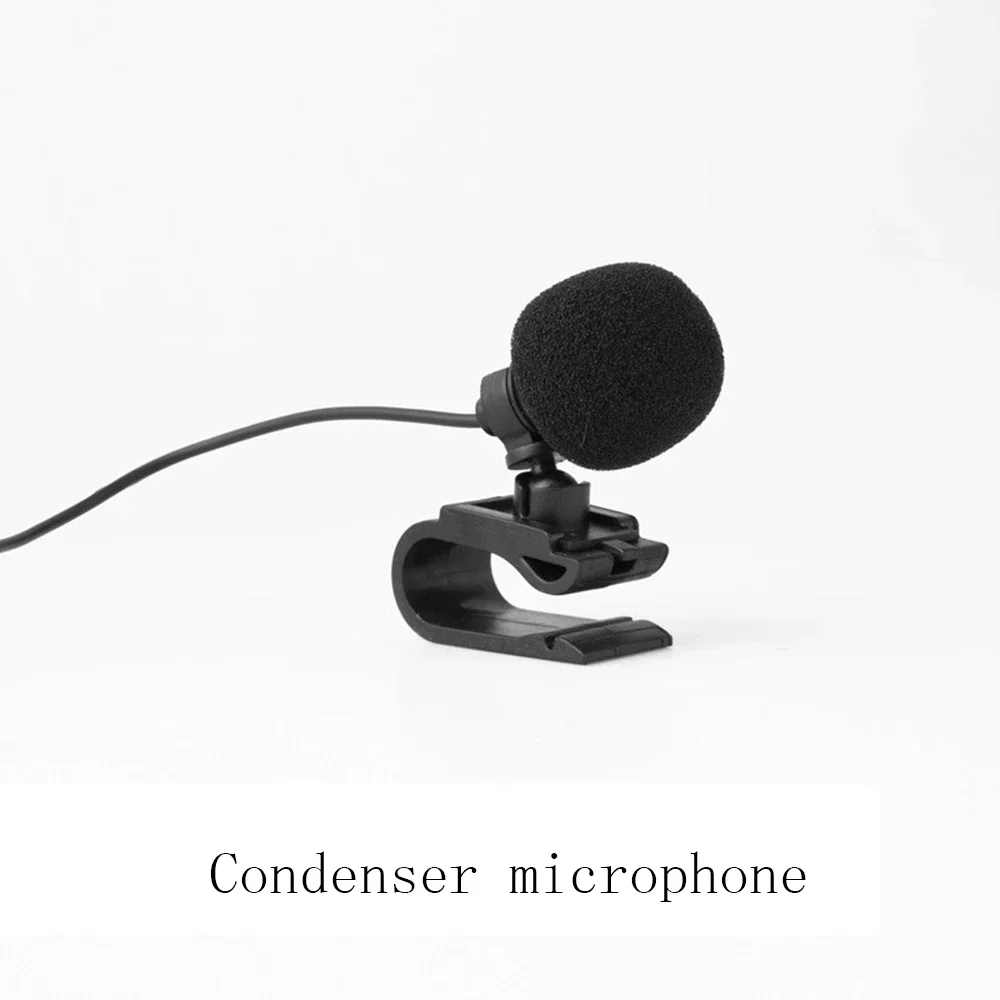 자동차 라디오 3.5mm 잭 마이크 스테레오 미니 유선 외부 마이크 자동 Dvd 라디오 3m 긴 미니 Microfono 자동차 마이크 마이크로