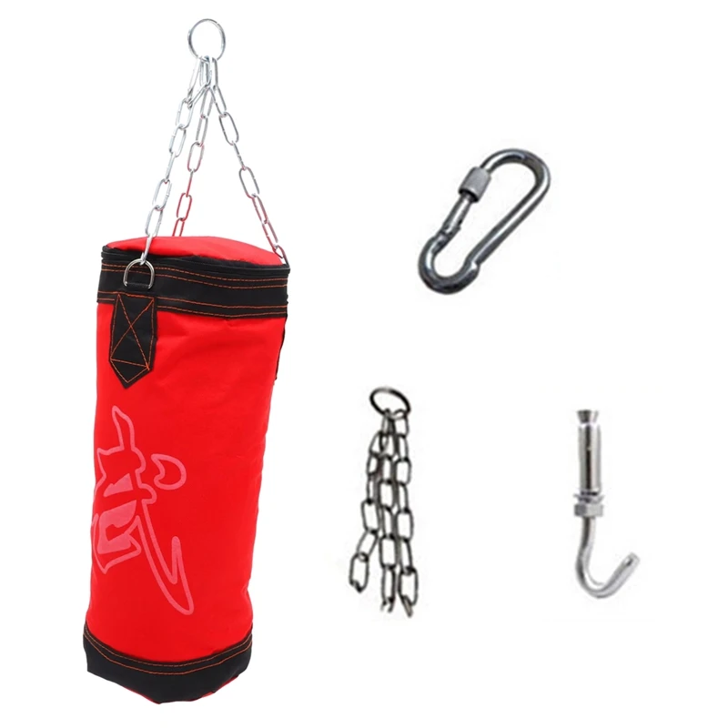 Unfilled Heavy Boxing Bag Hanging Punching Bags Kung Fu Taekwondo Kick Sandbag Karate Fitness Training Column Stress Relief boxing punching bag