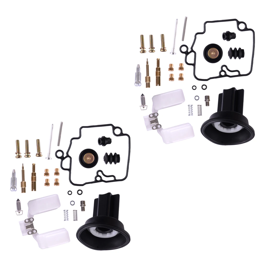 

2 Sets Motorcycle Carburetor Diaphragm Plunger Repair Rebuild Kits Fit for KT CVK24 Acceleration Pump