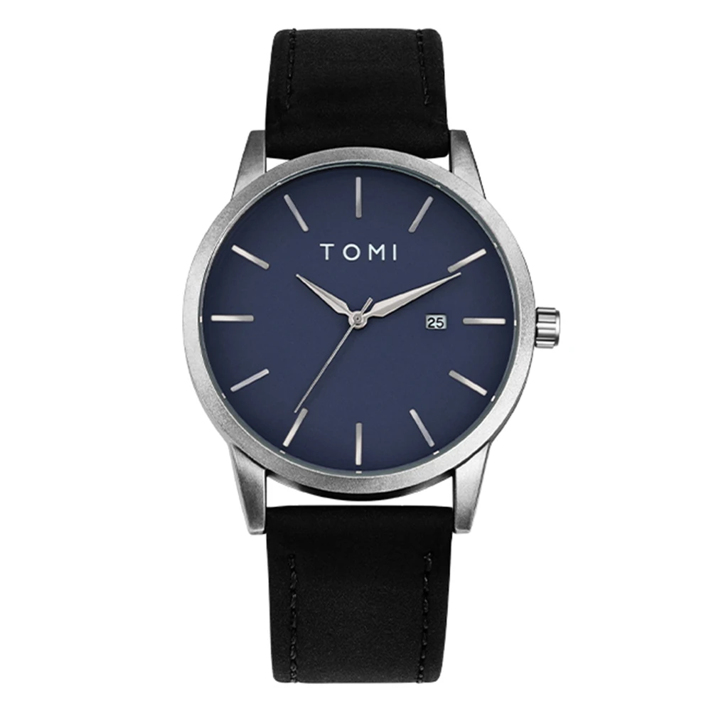 TOMI Brand Fashionable Men's Watch Luxurious Small Disc Dial