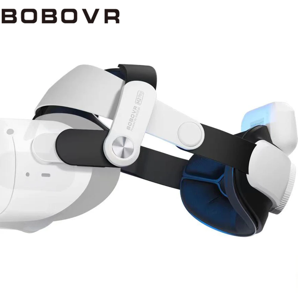 BOBOVR M2pro Compatible With Oculus Quest 2 Battery Halo Strap BOBOVRF2 Fan No Fog Lens Acf with Facial Leather Pad for Quest 2