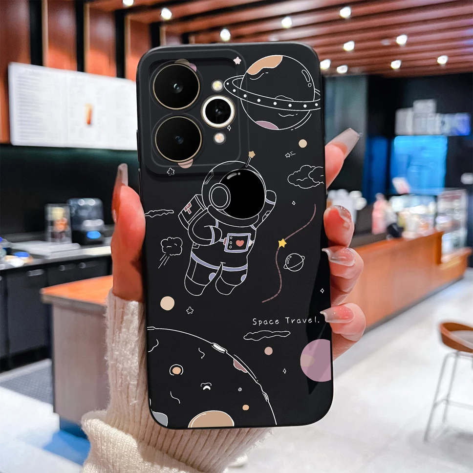 Creative Cartoon Pattern Soft Back Phone Case with Camera Protection - Lightweight Shell