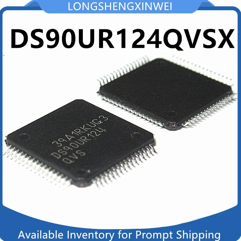 

Новый DS90UR124QVSX DS90UR124QVS TQFP-64 оригинальный LVDC Серийный/десертный чип, 1 шт.