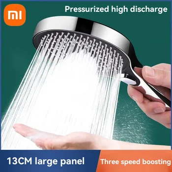Soffione doccia originale Xiaomi, set doccia con rialzo a pannello grande, uscita acqua, regolazione a 3 velocità, strutture del bagno di casa 1
