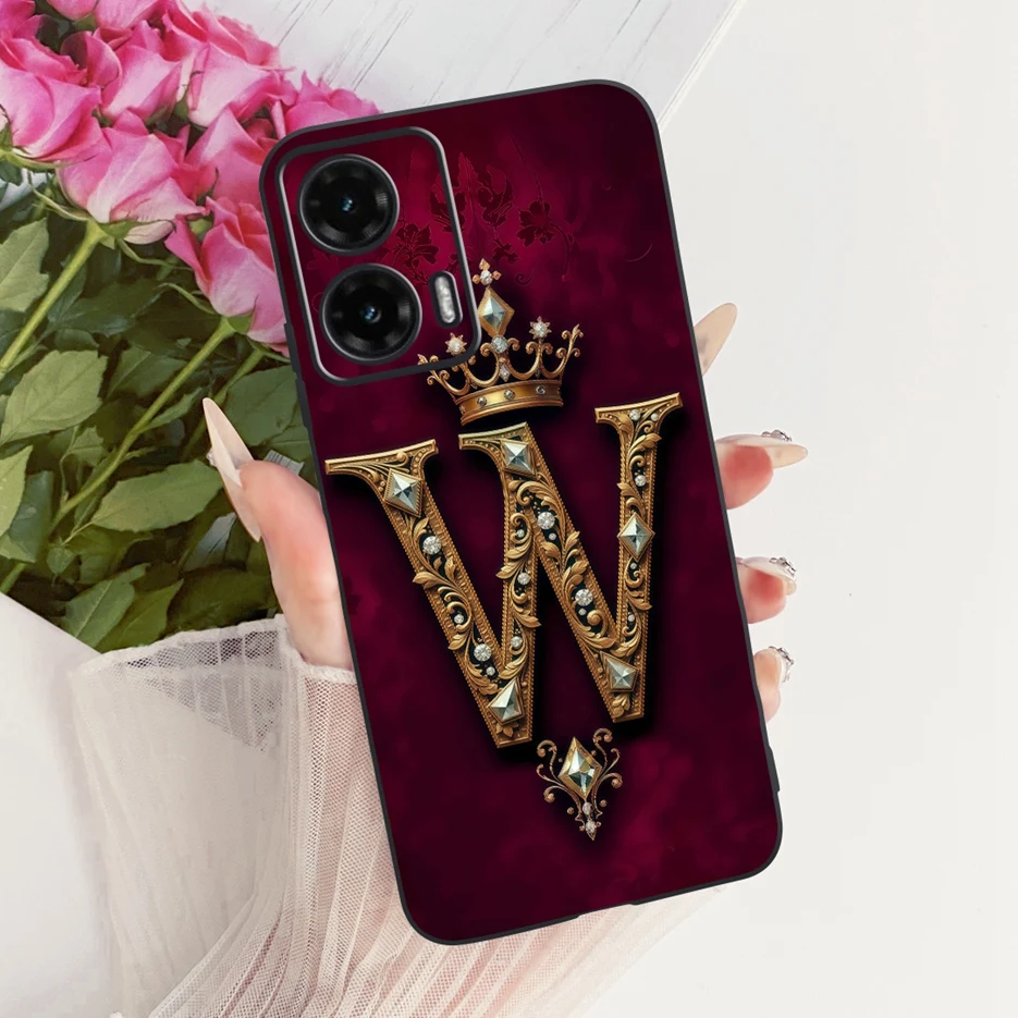 Cute Letters Soft TPU Phone Case