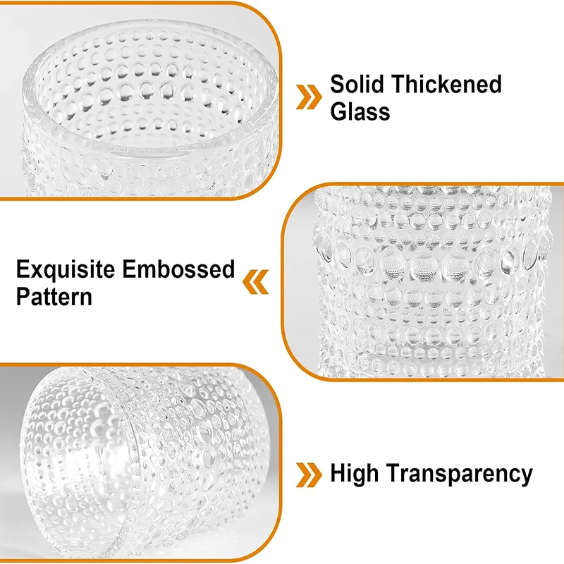 Wedding Glass Candle Holder For Table Centerpiece Decoration Mini Round Tealight Holder For Party Dinner And Festival Decoration
