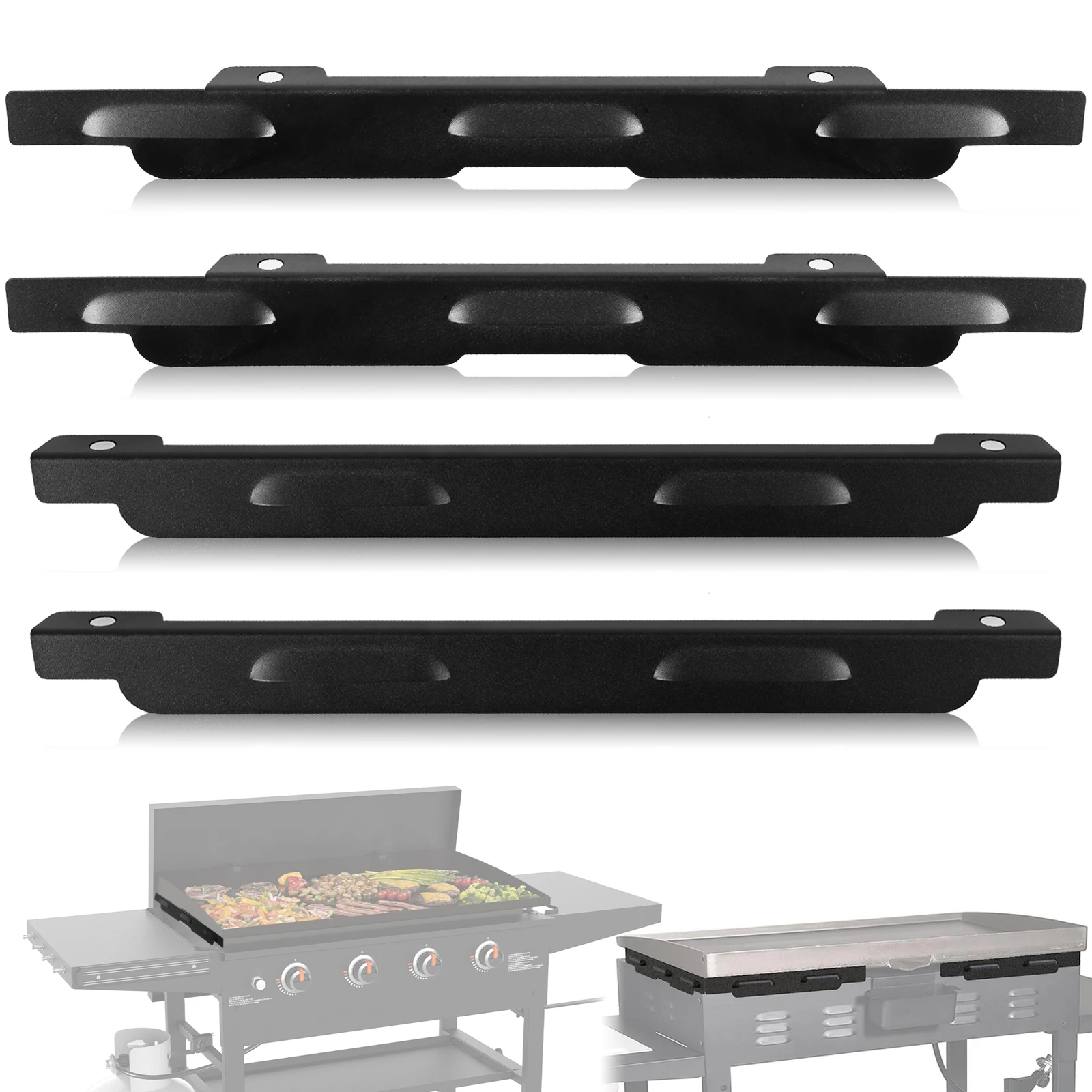 

4Pcs Wind Guard for 36inch Griddle Magnetic Wind Screens Heat Resistant Stainless Steel Wind Guards Removable Lightweight Wind