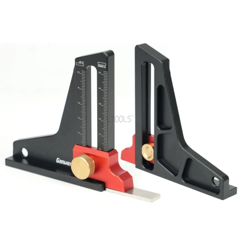 Mini Height Gauge, Depth Measurement Tools for Saw Table and Ruler Trimming Machine Adjustment,Height Gauge Measuring Instrument