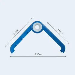 Triangular Kitchen Sink Strainer and Storage Rack (Blue)