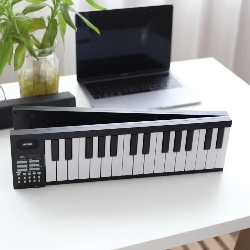 Portable Foldable Electronic Organ 61-key Toy Piano Keyboard Musical Instrument Children's Exercise Professional Piano Quality