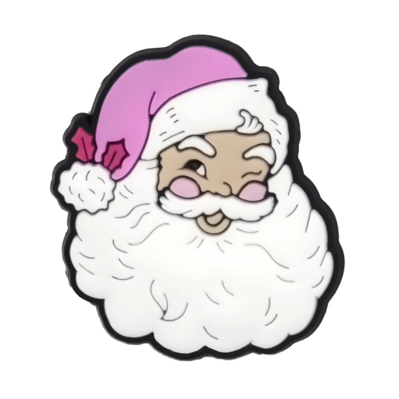 1/16pcs Merry Christmas Shoe Charms Deer Snowman Santa Claus Shoe Decorations Women Kids Favor Christmas Gifts Sandals Accessory