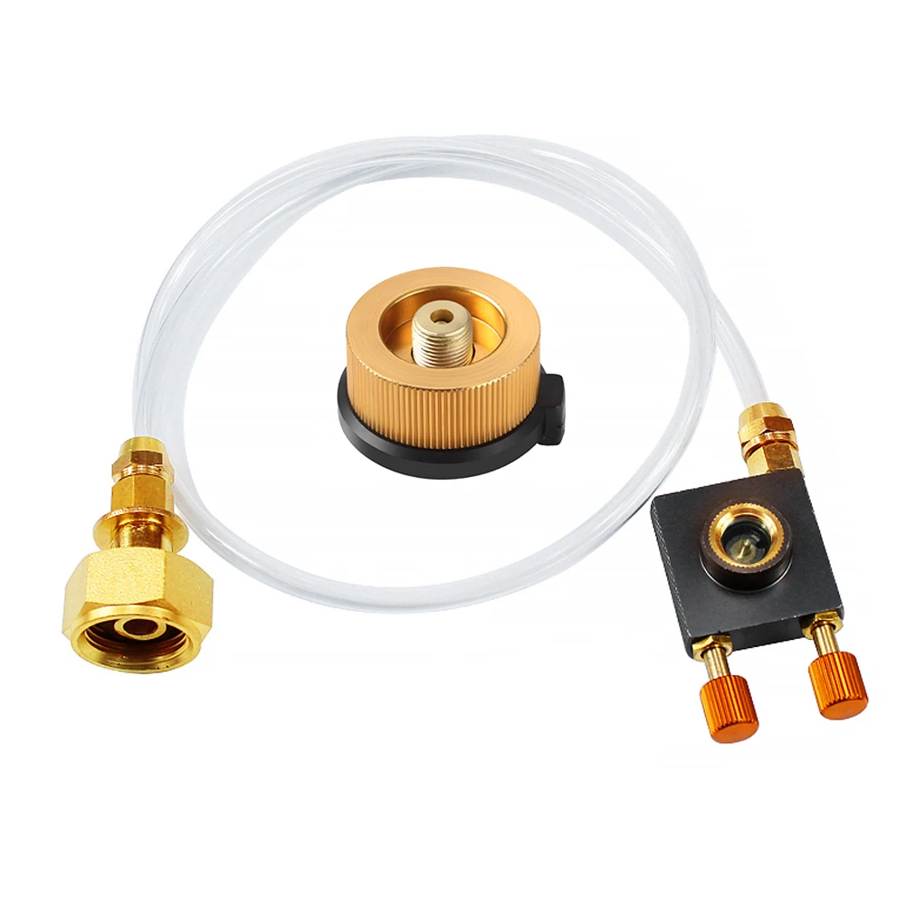 Europe Outdoor Camping Gas Stove Gas Cylinder Convertor Filling Tank Refill Adapter Cylinder Filling Adapter
