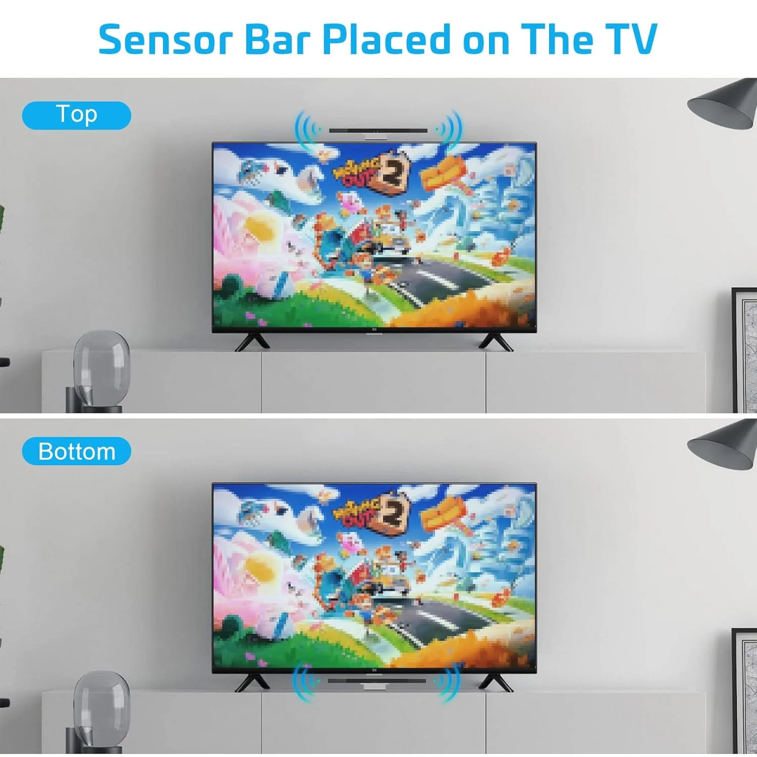 Dual-Function Infrared Sensor Bar for Optimal Gameplay Experience