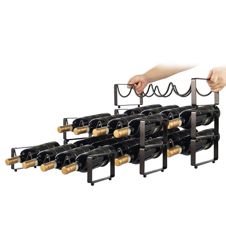 Description Picture 3 of itemDEOUNY 1PCS Iron Wine Bottle Holder Glass Drying Household Champagne Collecter Storage Wine Rack Bar Counter Tools