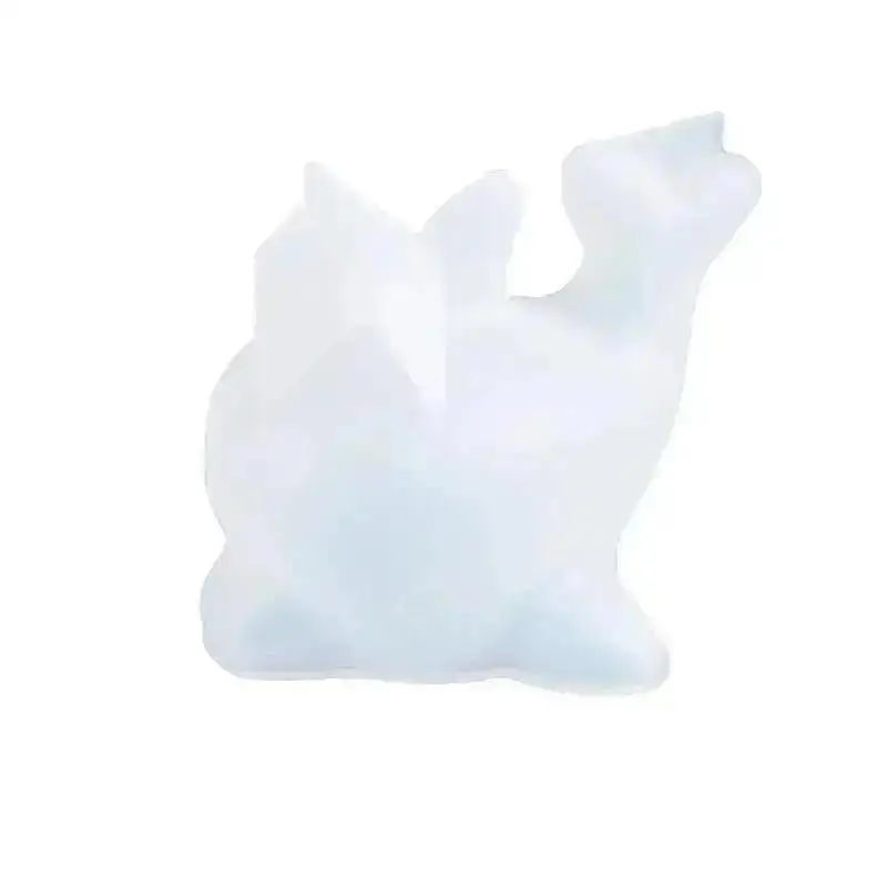 Animals Ornament Decorative Silicone Mold For Resin Jewelry Making Tools DIY Crystal Epoxy Mold 3D Dolphin Cartoon Cute