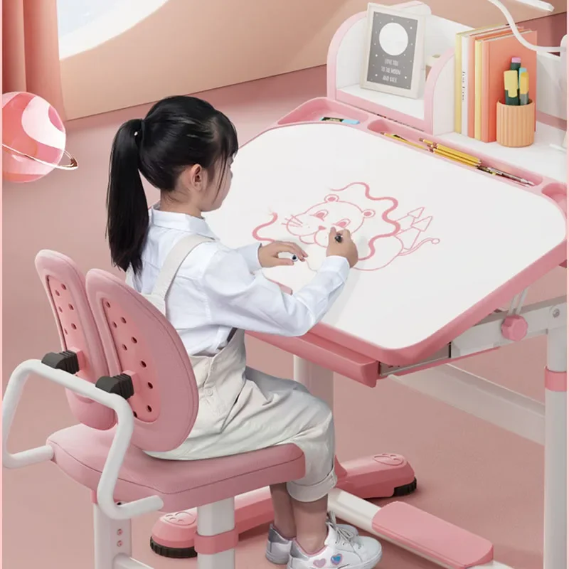 Modern Children Table Living Room Painting Minimalist Folding Table Study Writing Mesas Ni&ntilde;os Con Sillas Home Furniture
