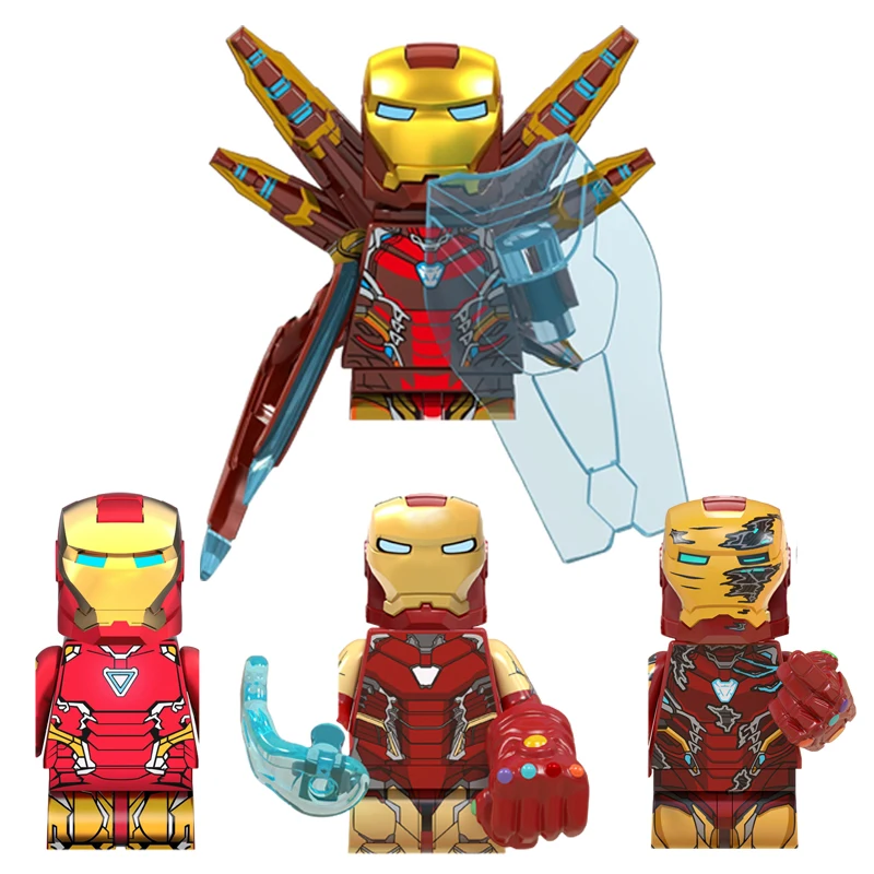 Iron Man Toy Building Blocks Disney Lega Marvel Legends Blocks Personaggio Dei Cartoni Animati Building Block Dolls Giocattoli Per Bambini Per Regali 
