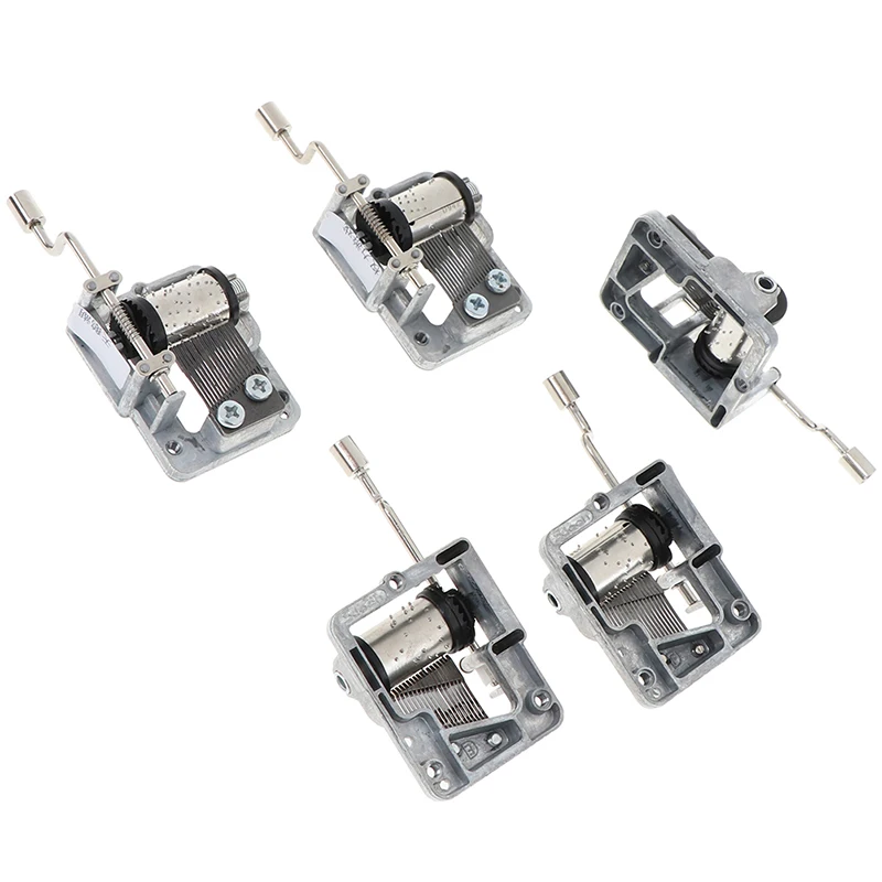 Music Box Mini Hand Cranking Movement DIY Play Set Mechanical Hand Crank