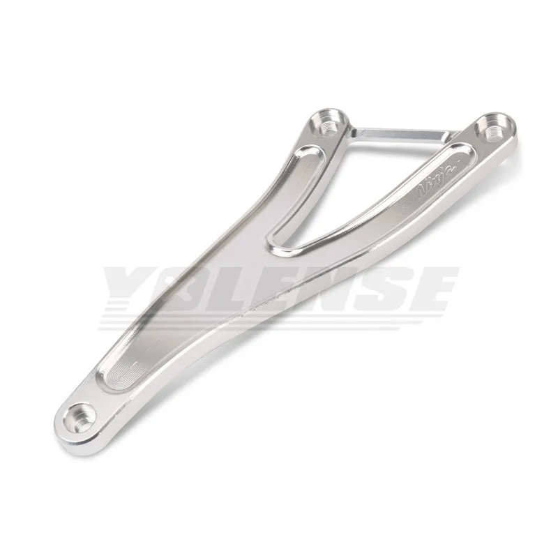 Motorcycle Foot Peg Exhaust Hanger Bracket with Rear Footrest Blanking Plate