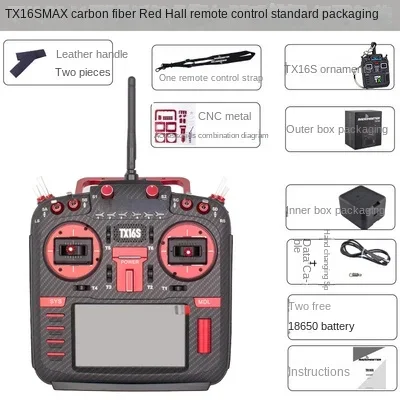 Telecomando Modello Tx16S Mkii Maxaircraft Con Multi Protocollo 4 In 1 Integrato Sia In Cinese Che In Inglese