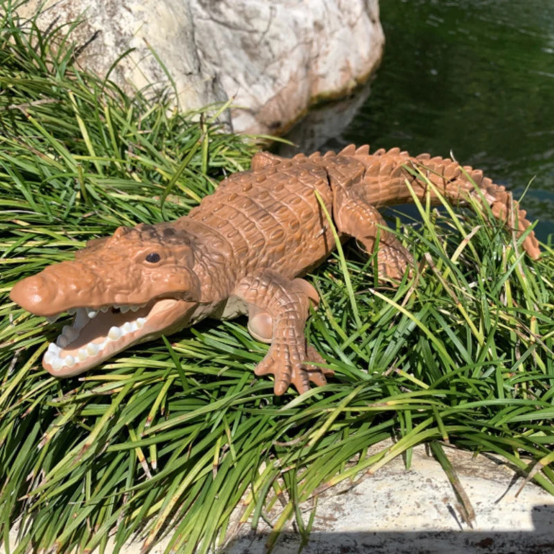 Realistic RC Crocodile for Pool Lake Toys for Kids Waterproof Remote Control Animal Children Gift  Electric Boats  Model 3
