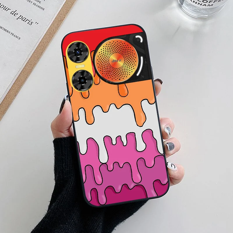 Fashionable Soft Silicone Back Case - Cute Design