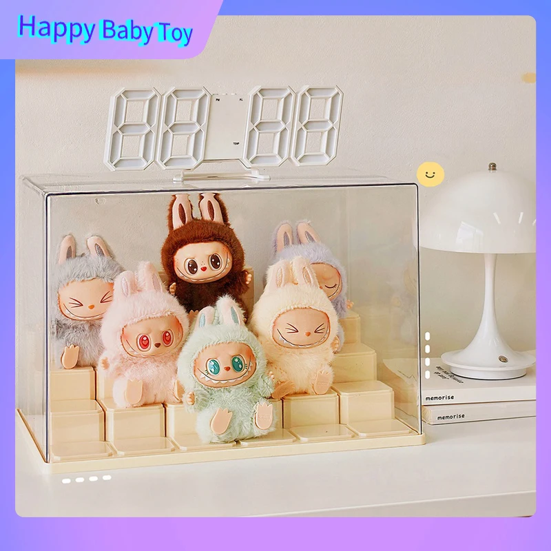 Labubu ディスプレイボックスキャビネットボックス防塵防湿ブラインド