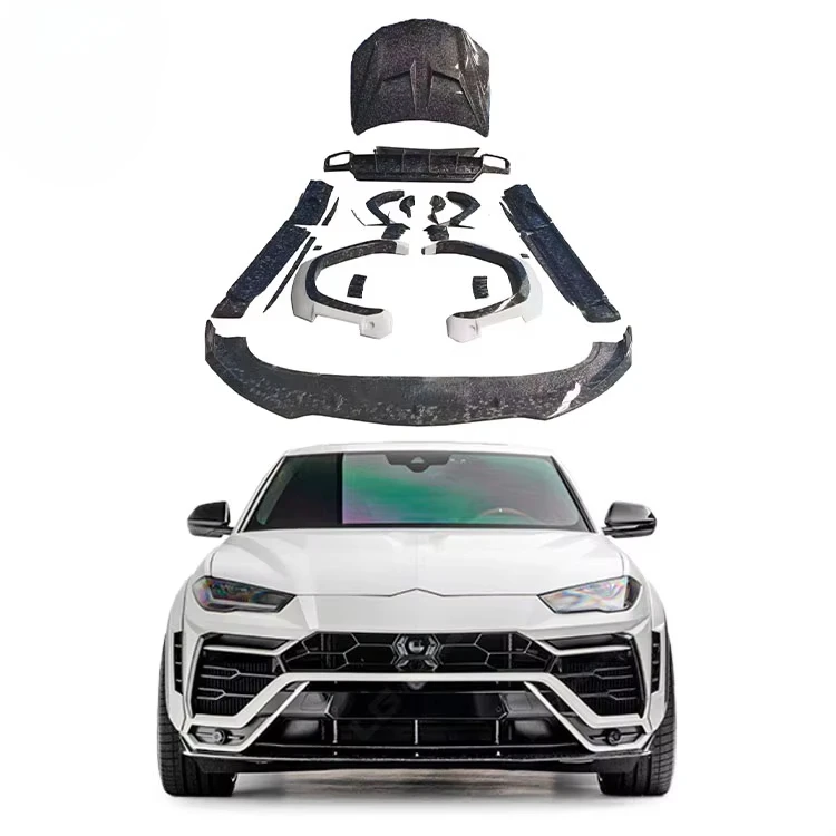 N Style Wide Body Kit for URUS Body Kit with Front Lip Rear Diffuser Side Skirts Hood Forged Carbon Bodykitcustom