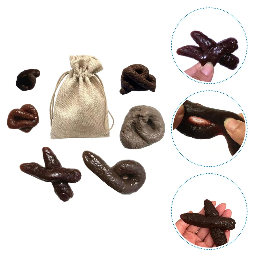 

April Fool's Day Fake Poop Toy Party Realistic Funny Trick Dog Halloween Prank Props