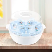 Microwave Steam Sterilizer  Baby Bottles Temperature Nipple Sterilizer Bottle Holder  Box Baby Bottle Warmer BPA Free
