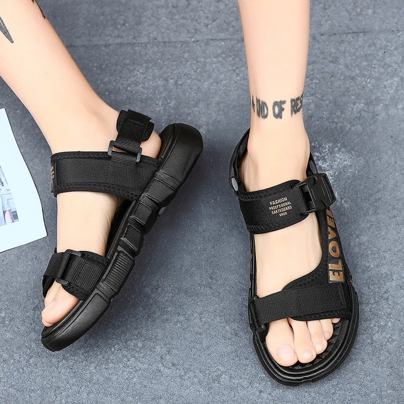 Summer Men's Beach Shoes Shoes Low Heel Sliders Sandals Mens Hiking Sandals Slip Comfy Outdoor Sports Summer_voghion.com