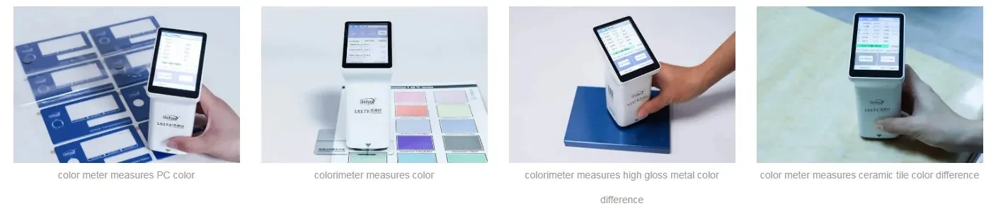 LS173 Portable Multifunctional Colorimeter With Touch Screens Color Analyzer Lab