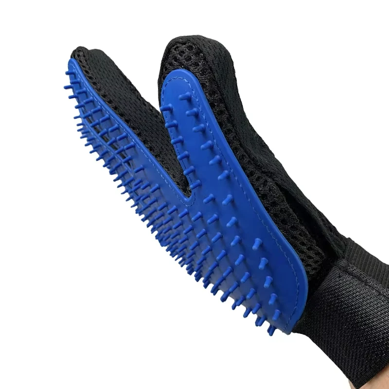 Pet Jerking Gloves Dehairing De-fluffing Jerking Cat Rubber Gloves Pet Supplies Cat Bathing Cleaning Tools Glove