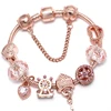 BAOPON-Bracelets à breloques coeur d'amour pour femme, perles Marano bricolage, bracelet fin, bijoux de mariage pour femme, amoureux, 2024