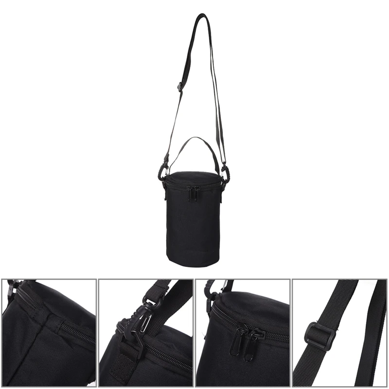 Multipurpose Nylon Water Bottle Storage Bag Cooking Gas Cylinder Cover Outdoor Camping Lantern Storage Protective Pouch 24BD storage bag gas tank storage bag camping storage bag water bottle bag gas cylinder cover